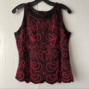 Vintage JKARA New York Beaded Top